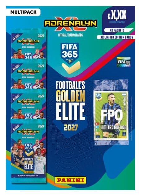 FIFA 365 Adrenalyn XL 2027 Trading Cards Multipack Display (5) *Deutsche Version* Image