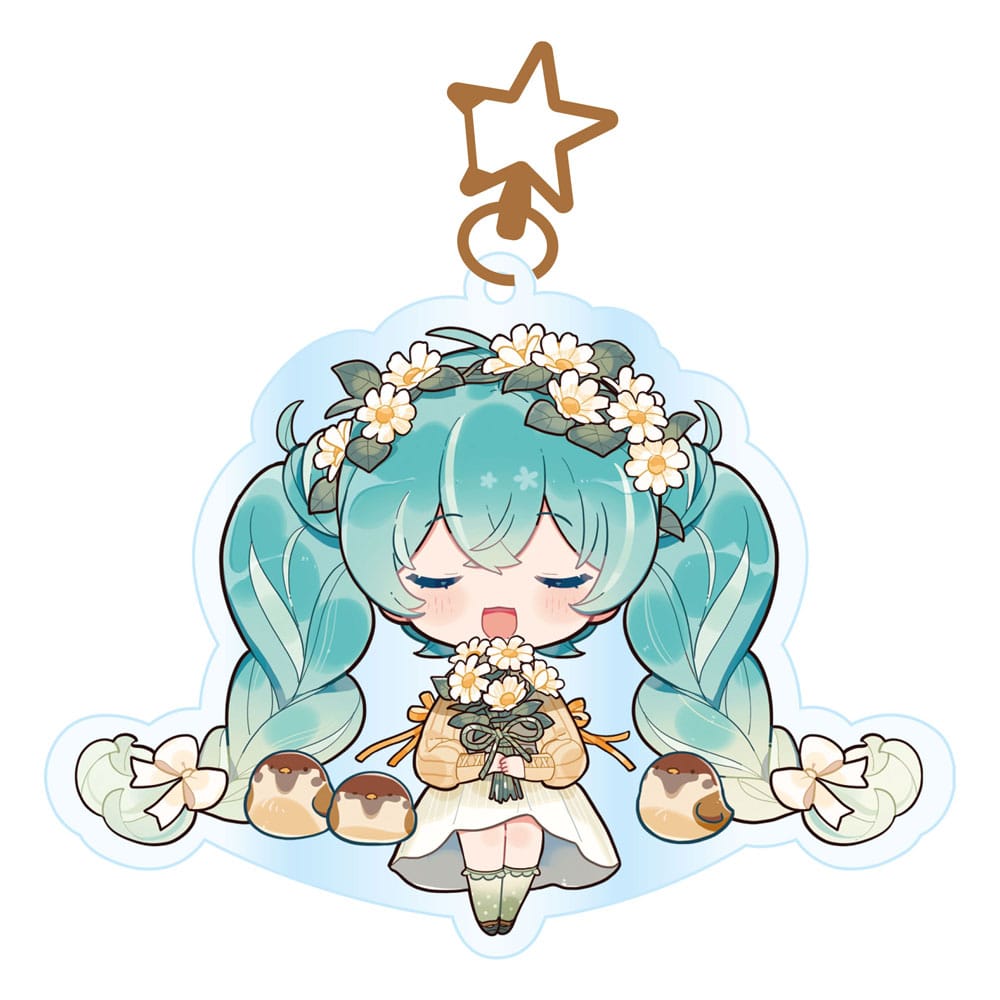 Hatsune Miku Acryl Schlüsselanhänger Kawaii Autumn Time Image