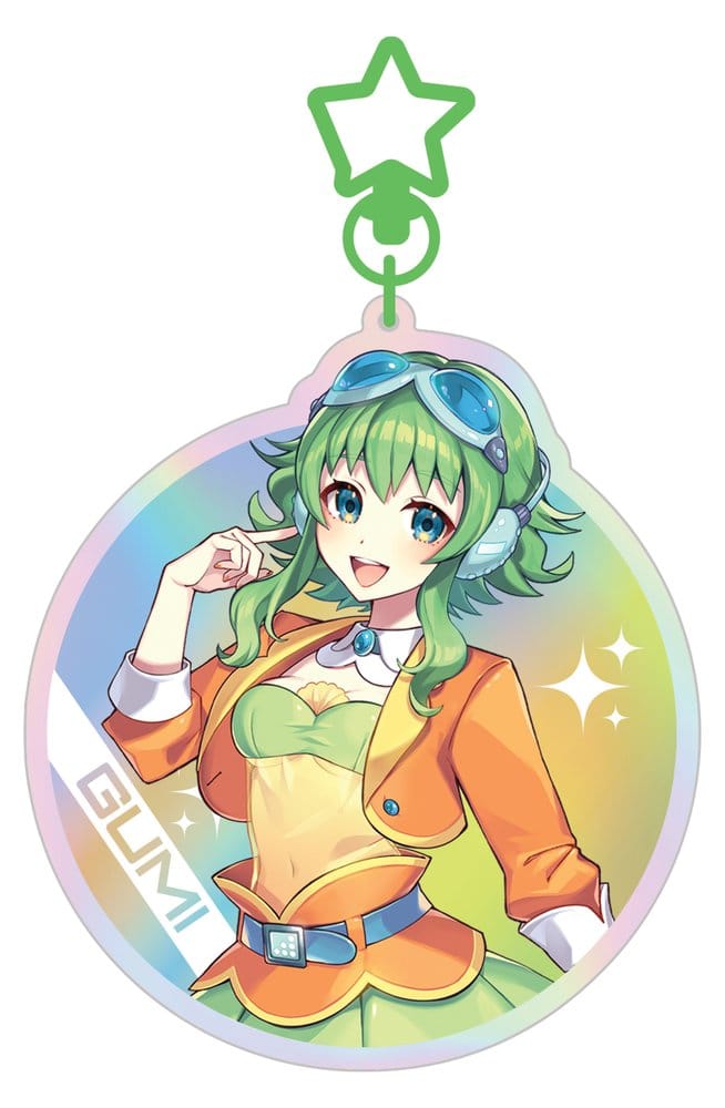 Vocaloid Megpoid Schlüsselanhänger Gumi SV1 Holographic Image