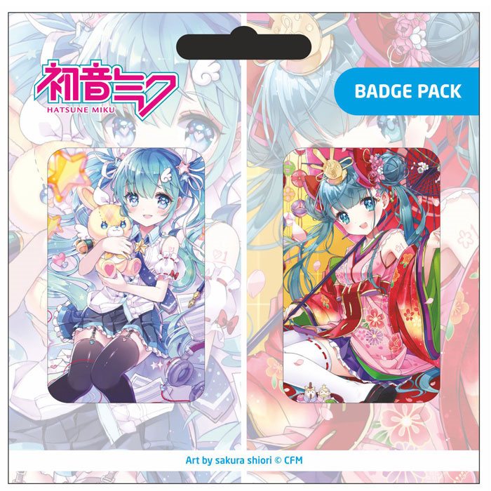 Hatsune Miku Ansteck-Buttons Doppelpack Set B Image