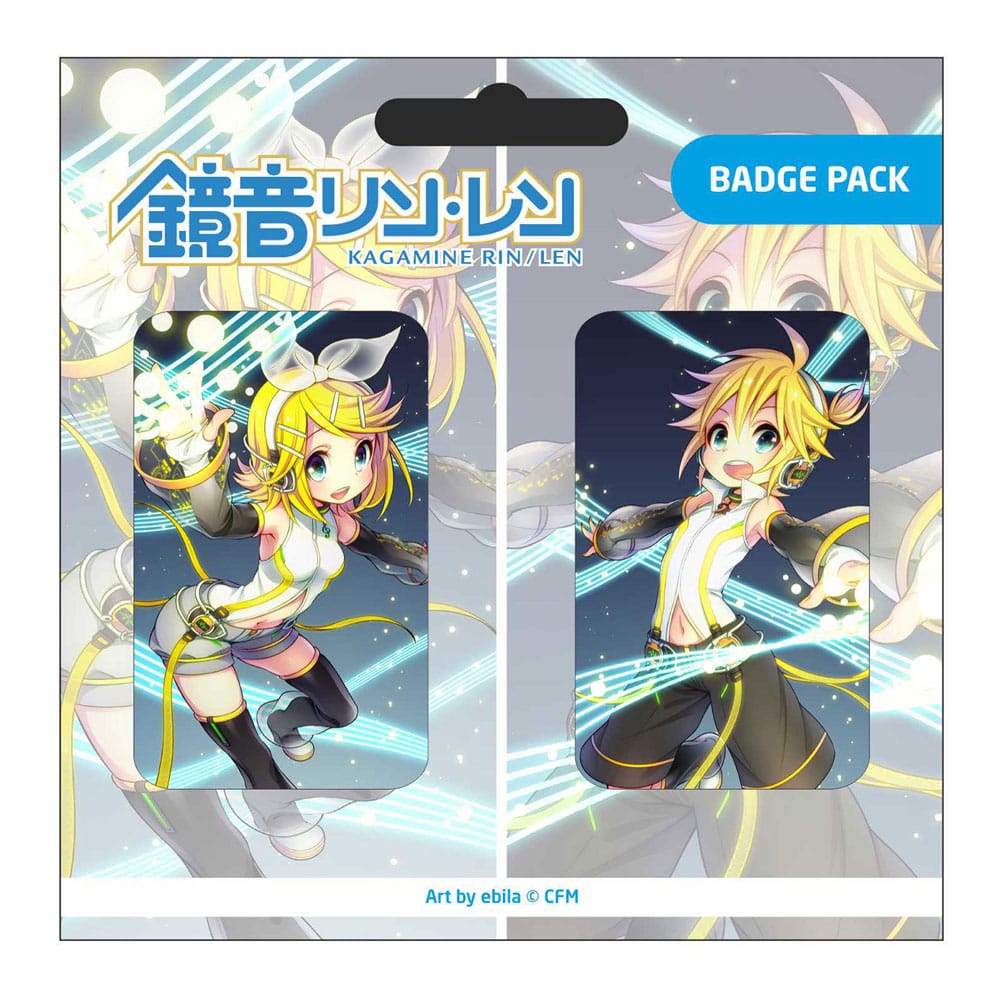 Hatsune Miku Ansteck-Buttons Doppelpack Set C Image