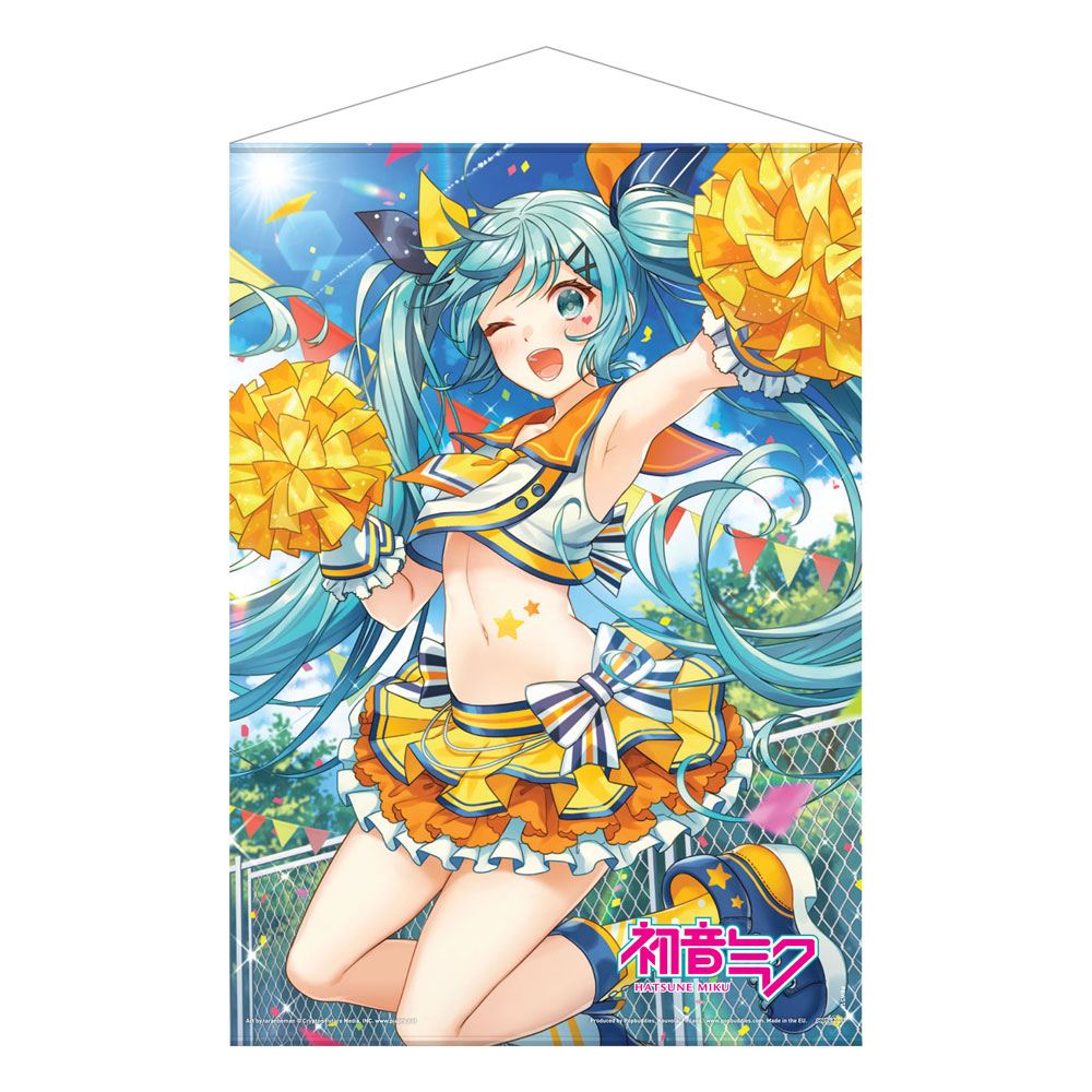 Hatsune Miku Wandrolle Cheerleader (Summer) 50 x 70 cm Image