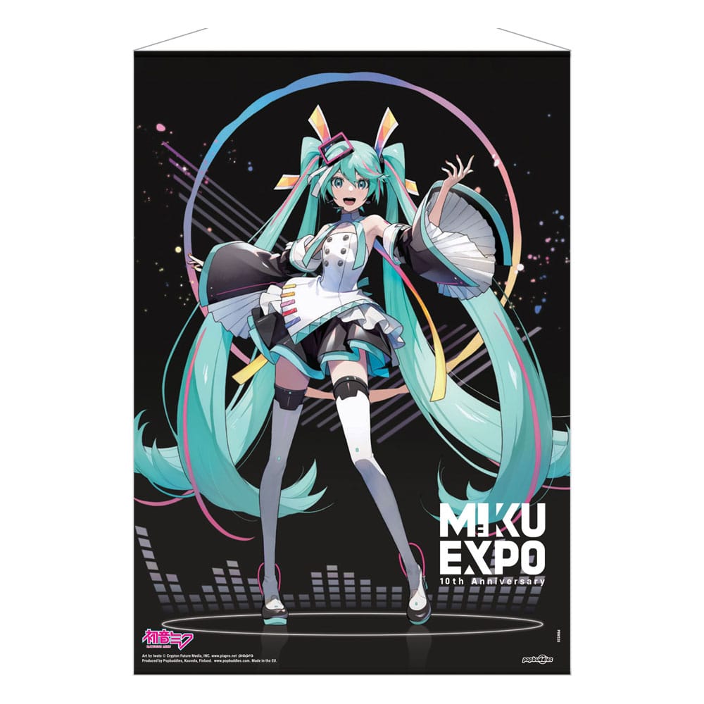 Hatsune Miku Wandrolle Miku Expo 10th Anniversary Limited Edition 50 x 70 cm Image