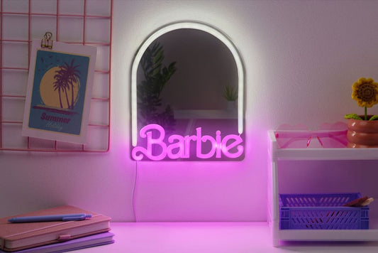 Barbie Wand-Spiegel Neon 27 cm Image 2
