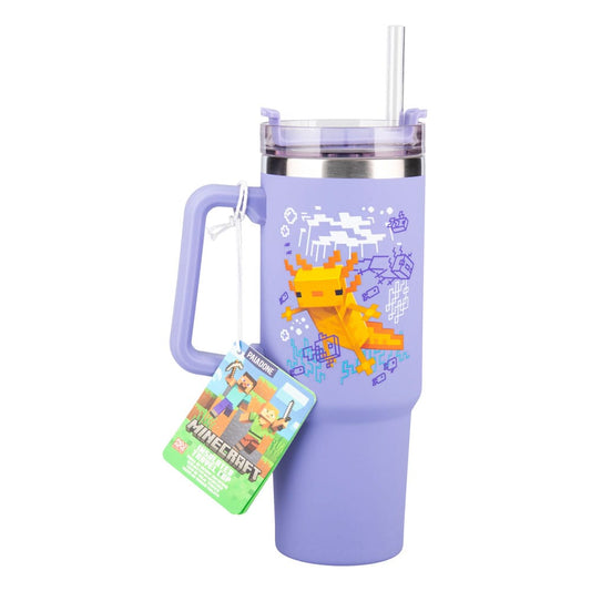 Minecraft Trinkbecher To Go Purple Image 2