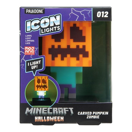 Minecraft Icons Leuchte Zombie Jack O Lantern 10 cm Image 2