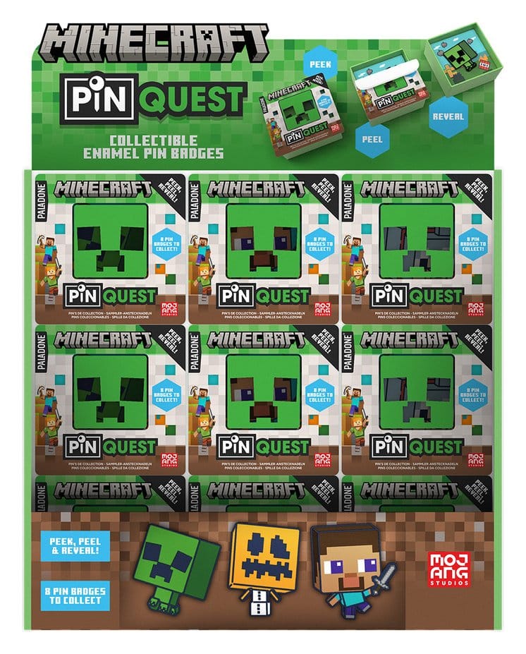 Minecraft Pin Quest Blind Box Sortiment (36) Image