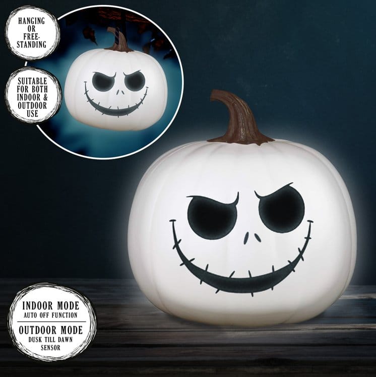 Nightmare Before Christmas Leuchte Jack Skellington Kürbislaterne 20 cm Image 2