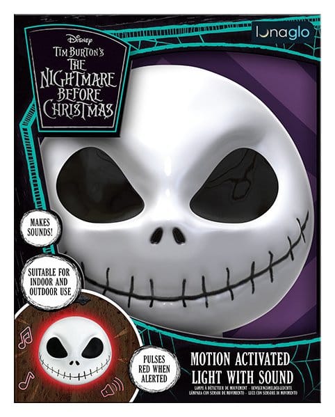 Nightmare Before Christmas Leuchte Jack Skellington Maske mit Bewegungssensor 23 cm Image