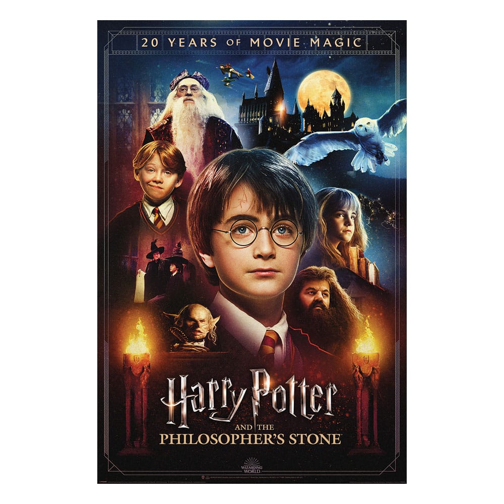 Harry Potter Poster Set 20 Years of Movie Magic 61 x 91 cm (4) Image