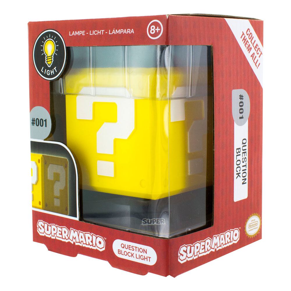 Super Mario 3D Lampe Fragezeichen-Block 10 cm Image 2