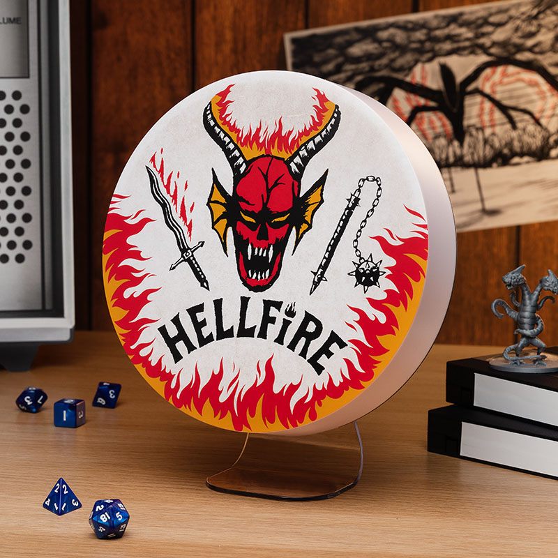 Stranger Things Lampe Hellfire Club Logo 20 cm Image 6
