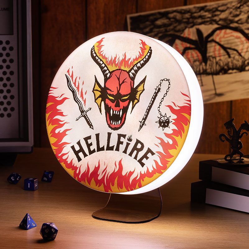 Stranger Things Lampe Hellfire Club Logo 20 cm Image 7