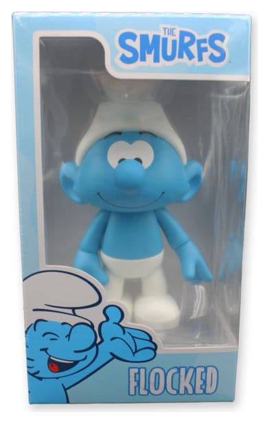 Die Schlümpfe Vinyl Figur Schlumpf Weiß und Blau - Flocked 19 cm Image 2