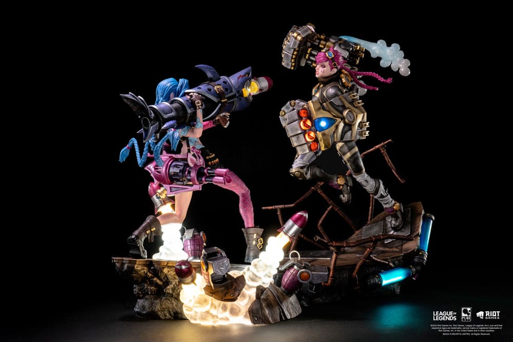 League of Legends Statuen 1/6 2er-Pack Vi & Jinx Image 4