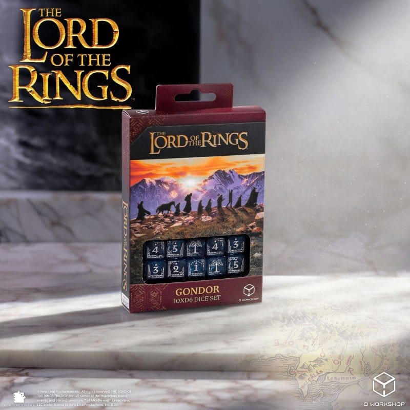 Der Herr der Ringe: 10er D6 Würfelset Gondor Image 6
