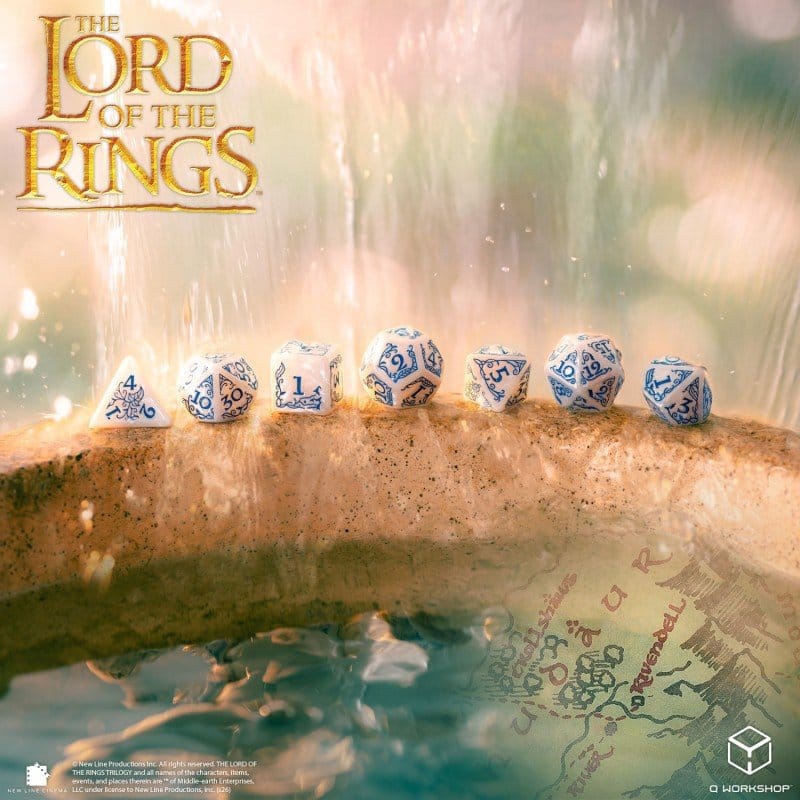 Der Herr der Ringe 7er-Würfelset Bruchtal (Stein) Image 9