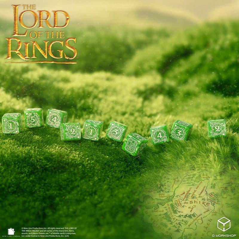 Der Herr der Ringe: 10er D6 Würfelset Auenland Image 6