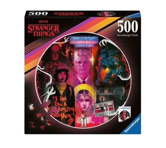 Stranger Things Rund-Puzzle Friends Don't Lie (500 Teile) Image 1