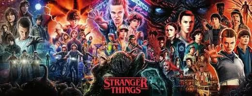 Stranger Things Puzzle Wir sehen uns auf der anderen Seite (Panorama) (1000 Teile) Image 2
