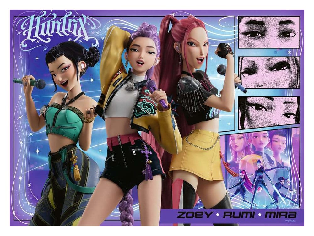 KPop Demon Hunters Kinderpuzzle Happy fans, happy Honmoon! (100 Teile XXL) Image 2