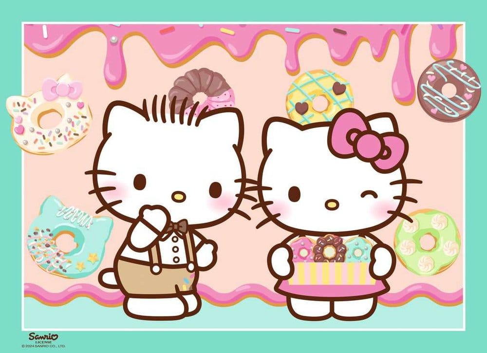 Hello Kitty Puzzles 4er-Pack Los geht's, Hello Kitty! (4x100 Teile) Image 6