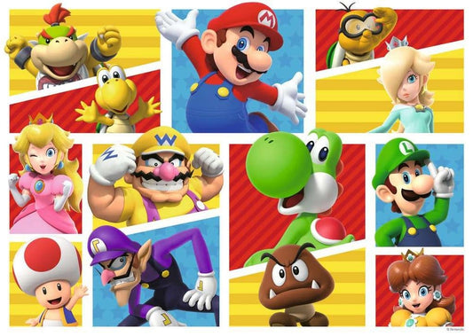 Super Mario Giant Floor Puzzle Marios Freunde und Feinde (125 Teile) Image 2