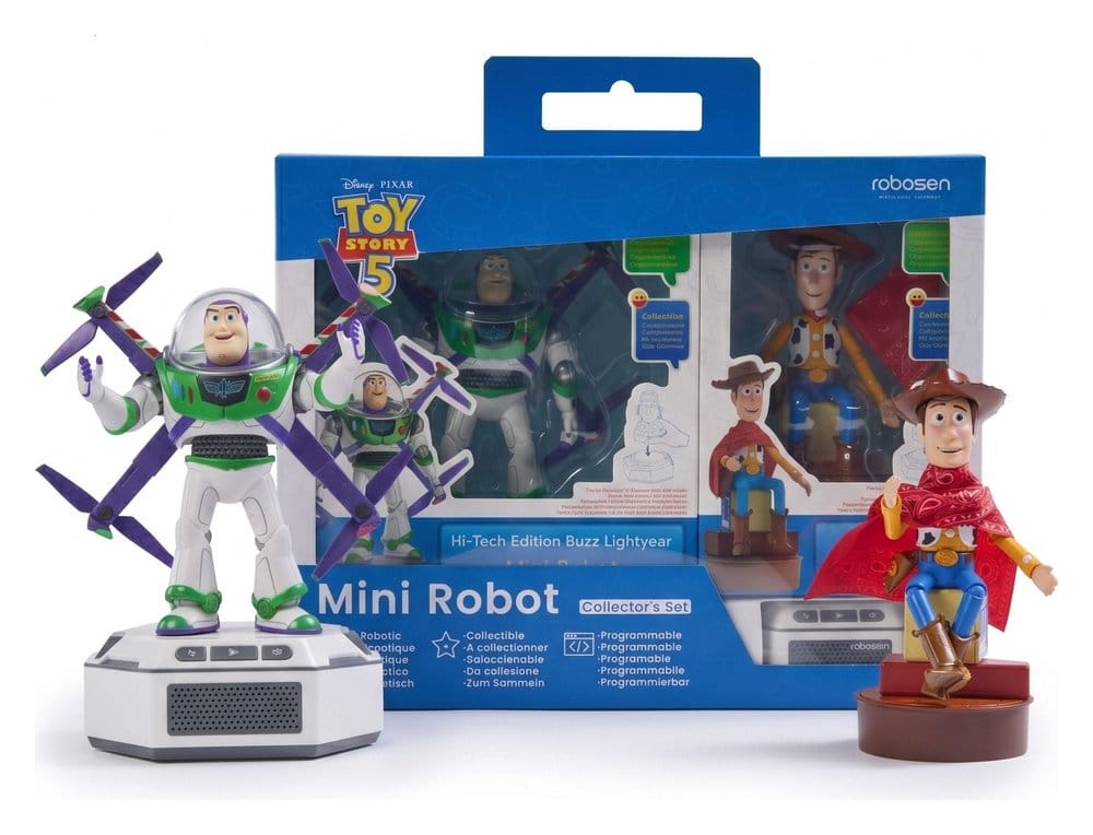 Disney Interaktiver Roboter Toy Story 5 Set - Buzz Lightyear & Woody (Hi-Tech Edition) *Deutsche Version* Image 12