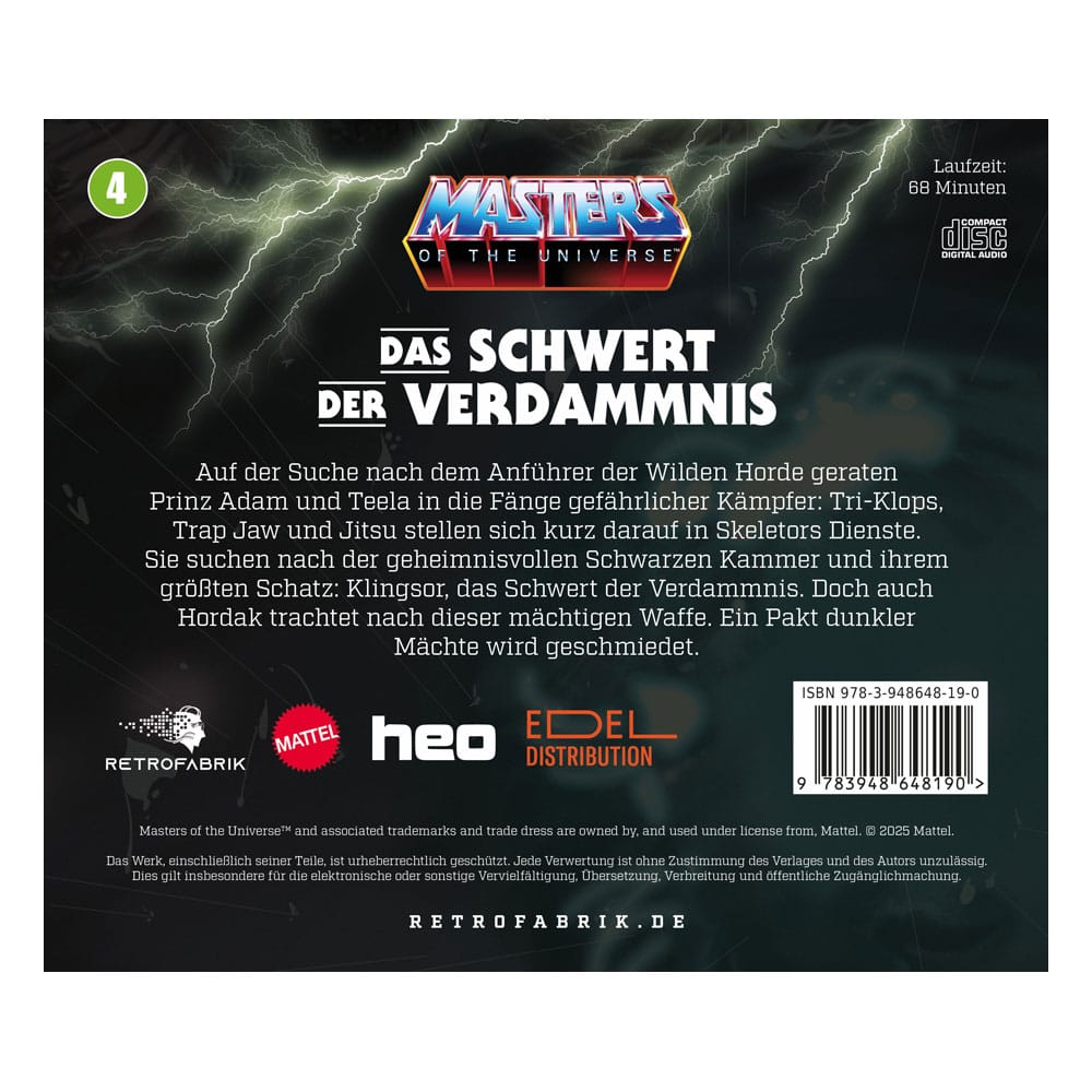 Masters of the Universe Hörspiel-CD Folge 4: Das Schwert der Verdammnis *Deutsche Version* Image 3