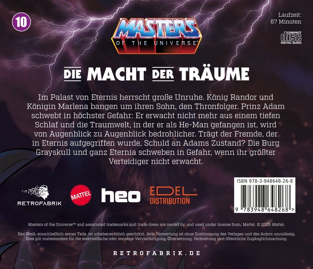 Masters of the Universe Hörspiel-CD Folge 10: Die Macht der Träume *Deutsche Version* Image 3