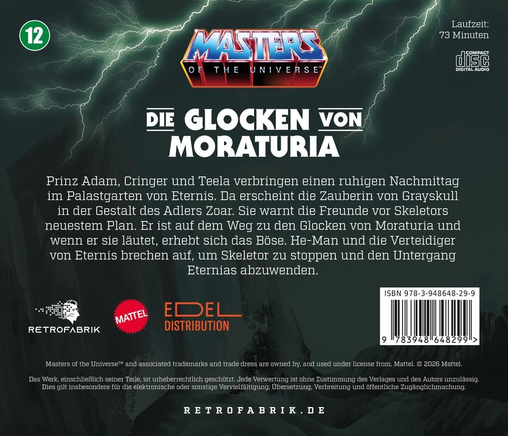 Masters of the Universe Hörspiel-CD Folge 12: Die Glocken von Moraturia *Deutsche Version* Image 3