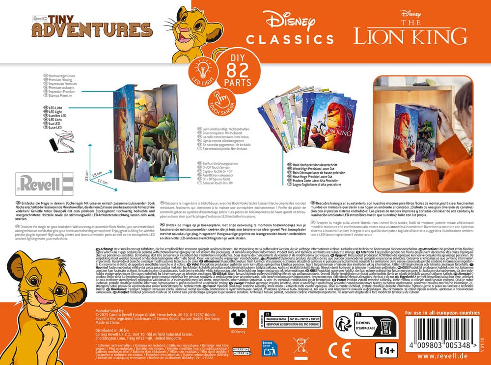 Disney Tiny Adventures Book Nook Mini-Diorama Der König der Löwen 23 cm Image 9