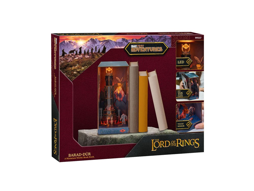 Der Herr der Ringe Tiny Adventures Book Nook Mini-Diorama Barad-Dûr 23 cm Image 7