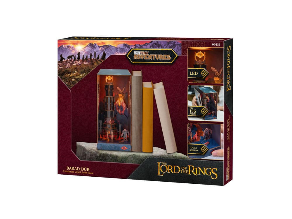 Der Herr der Ringe Tiny Adventures Book Nook Mini-Diorama Barad-Dûr 23 cm Image 9