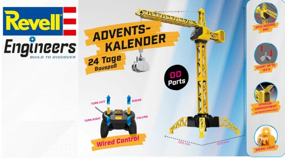 Revell Engineers Adventskalender Mega Crane Image