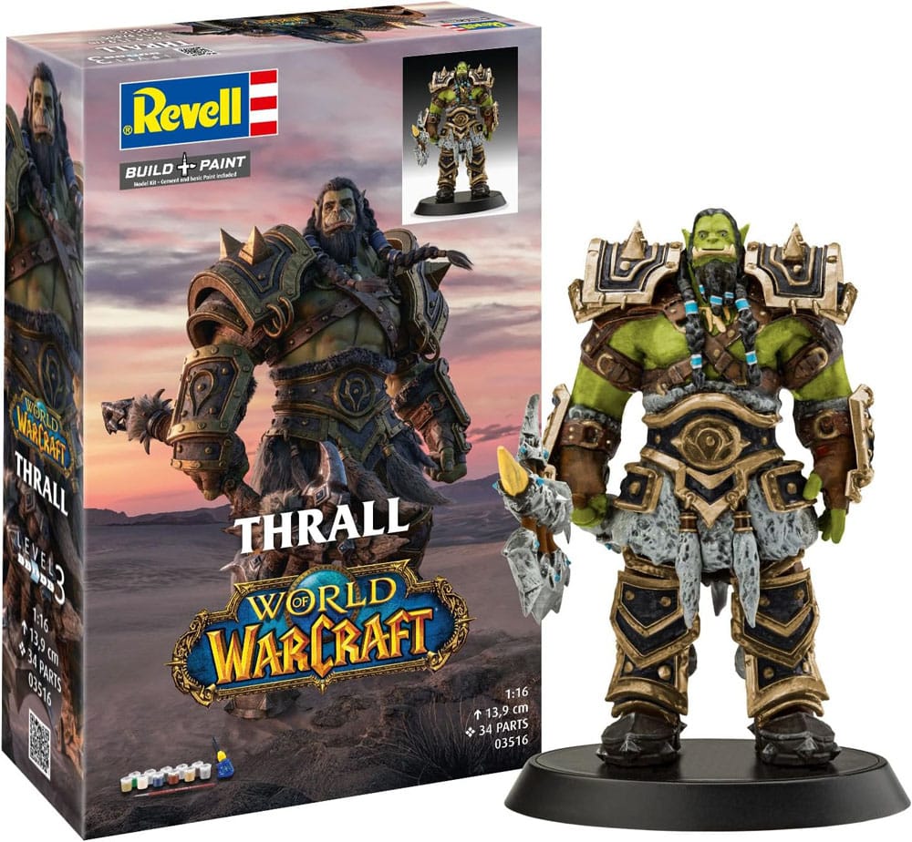 World of Warcraft Modellbausatz Geschenkset 1/16 The Orc Thrall 13 cm Image 7