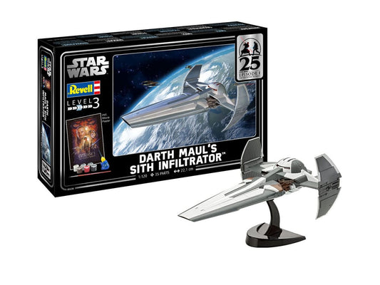 Star Wars Episode I Modellbausatz Geschenkset 1/120 Darth Maul's Sith Infiltrator 22 cm Image 2