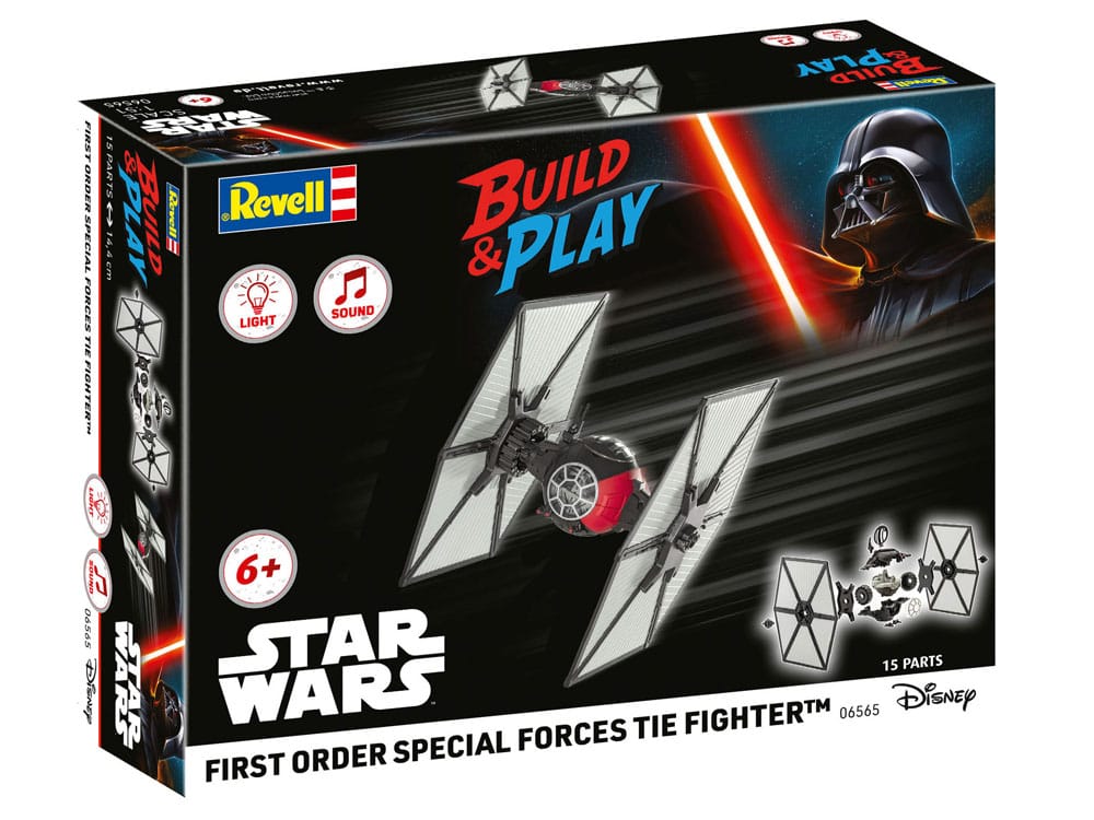 Star Wars Modellbausatz 1/51 First Order Special Forces TIE Fighter 14 cm Image 9