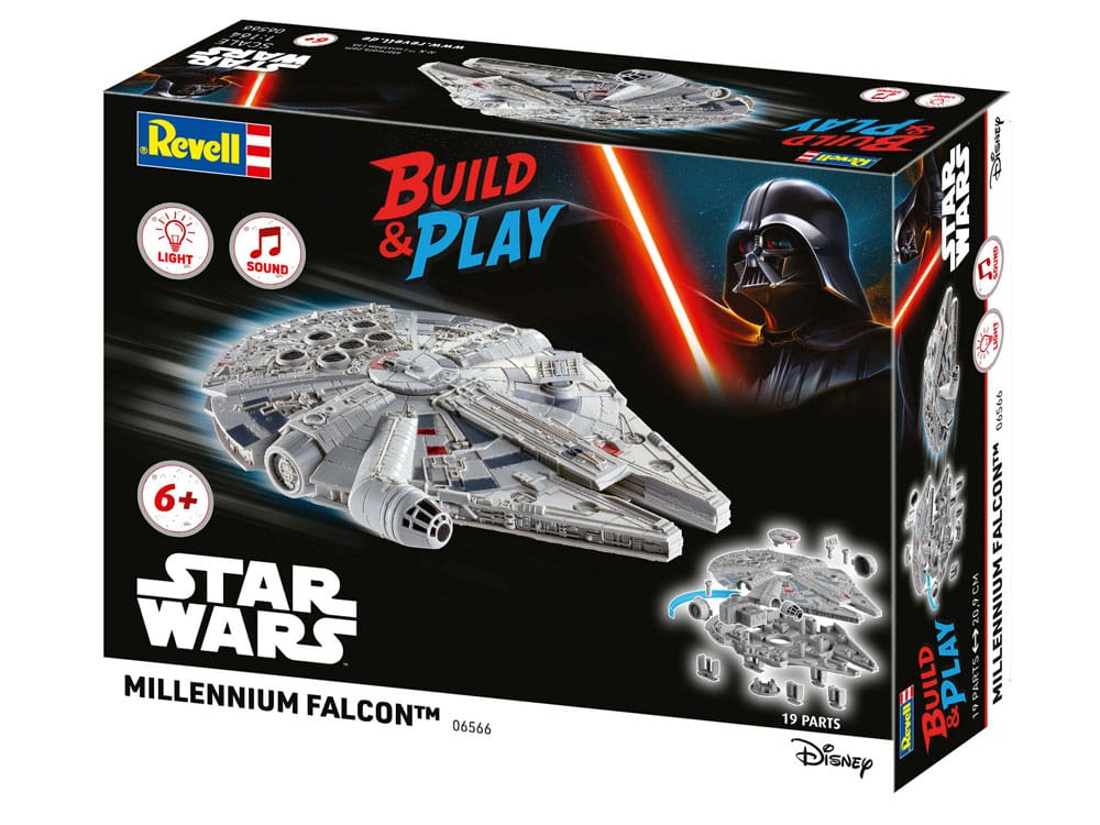 Star Wars Modellbausatz 1/164 Millennium Falcon 21 cm Image 11