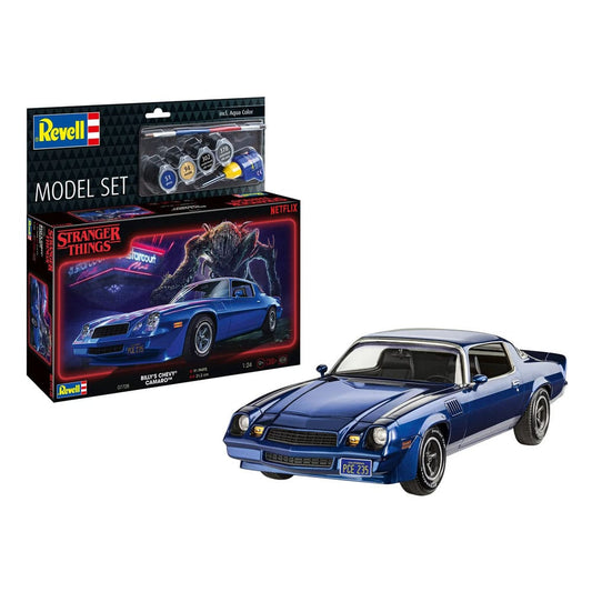 Stranger Things Modellbausatz-Set 1/25 Chevy Camaro Z/28 (Aqua Color) 19 cm Image 2