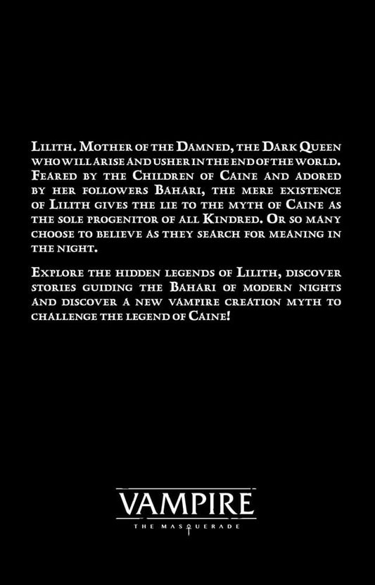 Vampire: The Masquerade 5th Edition RPG Buch Revelations of the Dark Mother Accessory *Englische Version* Image 2