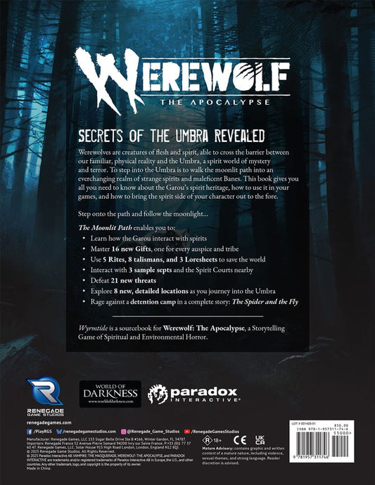 Werewolf: The Apocalypse 5th Edition RPG Buch The Moonlit Path *Englische Version* Image 2