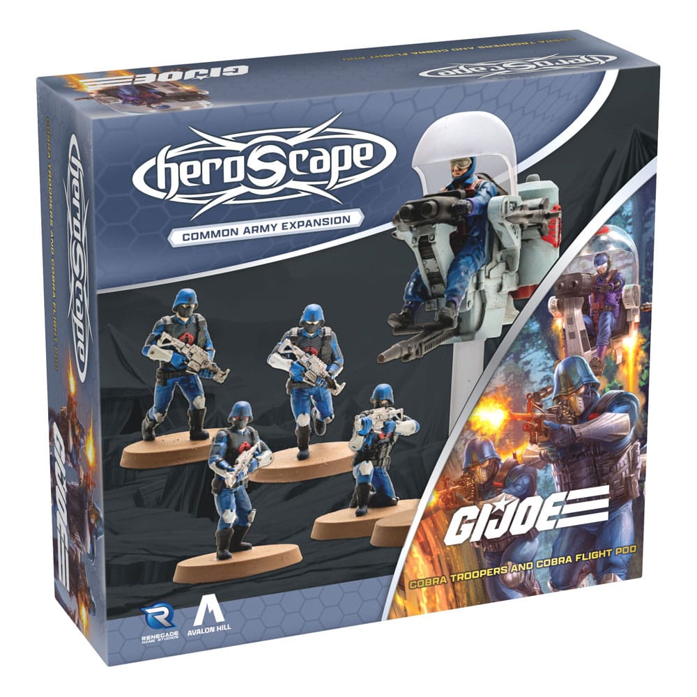 G.I.Joe Heroscape Armeeerweiterung Cobra Troopers & Cobra Flight Pod (Common) *Englische Version* Image