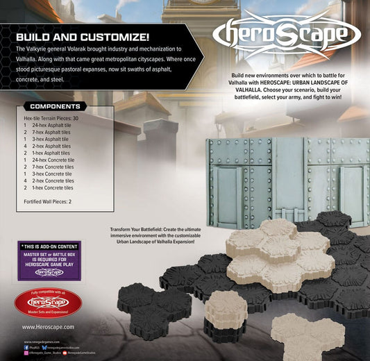 Heroscape Terrain-Erweiterung The Urban Landscape of Valhalla *Englische Version* Image 2