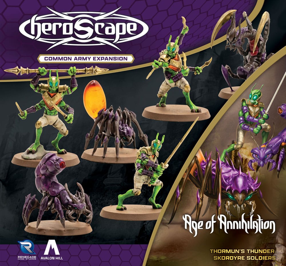 Heroscape Armeeerweiterung Age of Annihilation Skordyre Soldiers (Common) *Englische Version* Image 3