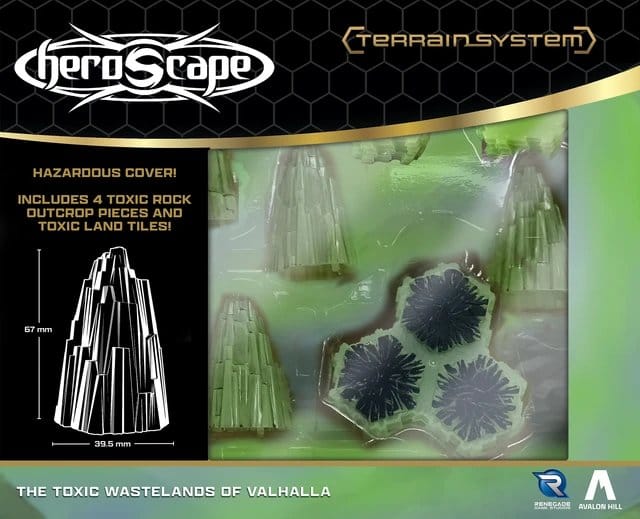 Heroscape Geländeerweiterung Toxic Wastelands of Valhalla *Englische Version* Image 3