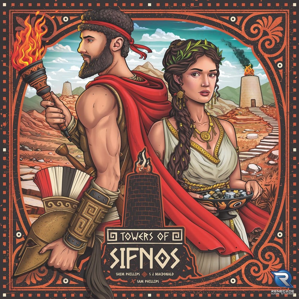 Towers of Sifnos Brettspiel *Englische Version* Image 3