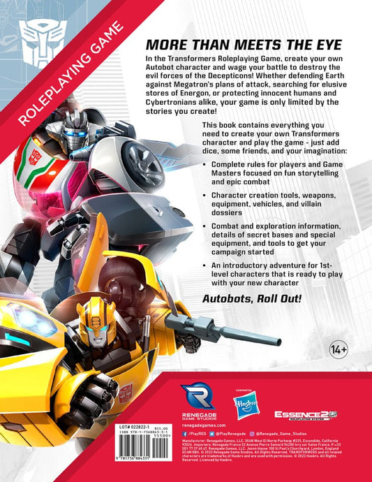 Transformers RPG Core Buch *Englische Version* Image 2