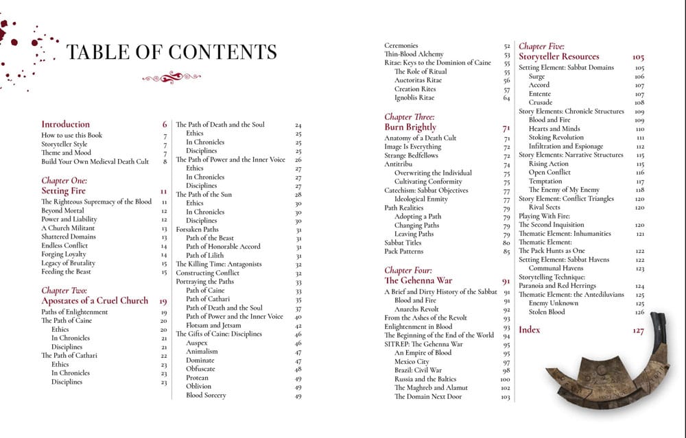 Vampire: The Masquerade 5th Edition RPG Buch Sabbat: The Black Hand Sourcebook *Englische Version* Image 7