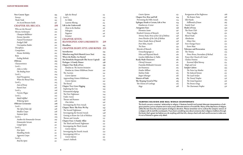 Vampire: The Masquerade 5th Edition RPG Buch Cults of the Blood Gods Sourcebook *Englische Version* Image 4